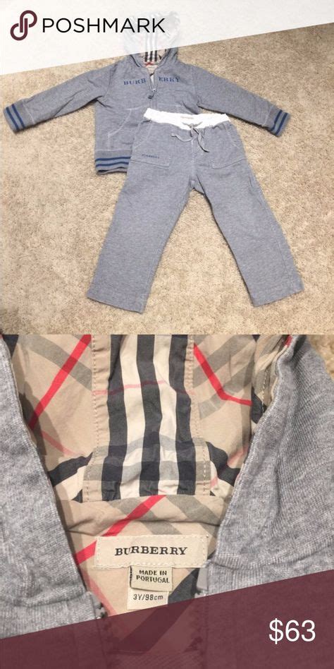 burberry sweat suit